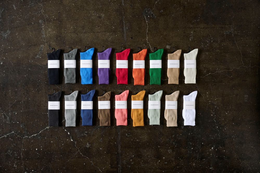 HARUSAKU プレーンリブソックス 10足セット （27cm〜29cm）///靴下 くつした くつ下 ソックス 足元 ビジネス シンプル カジュアル おしゃれ かわいい 消臭 履き心地 メンズ レディース 紳士 婦人 日常 通年 プレゼント 贈り物 日本製 奈良県 広陵町