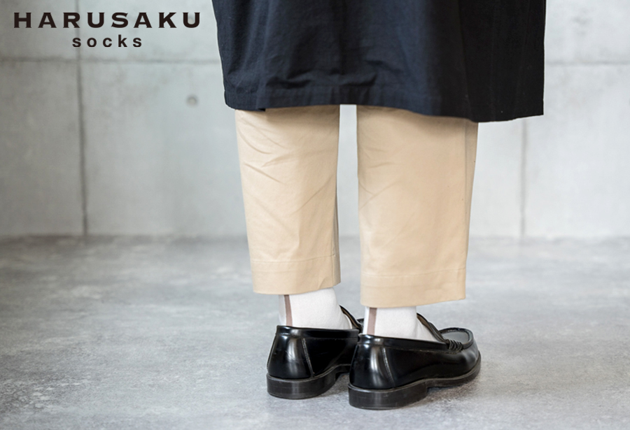 HARUSAKU バックラインソックス 5足セット （25cm〜27cm）／靴下 くつ下 日本製 消臭ソックス おしゃれ シンプル ビジネス カジュアル / メンズ  紳士