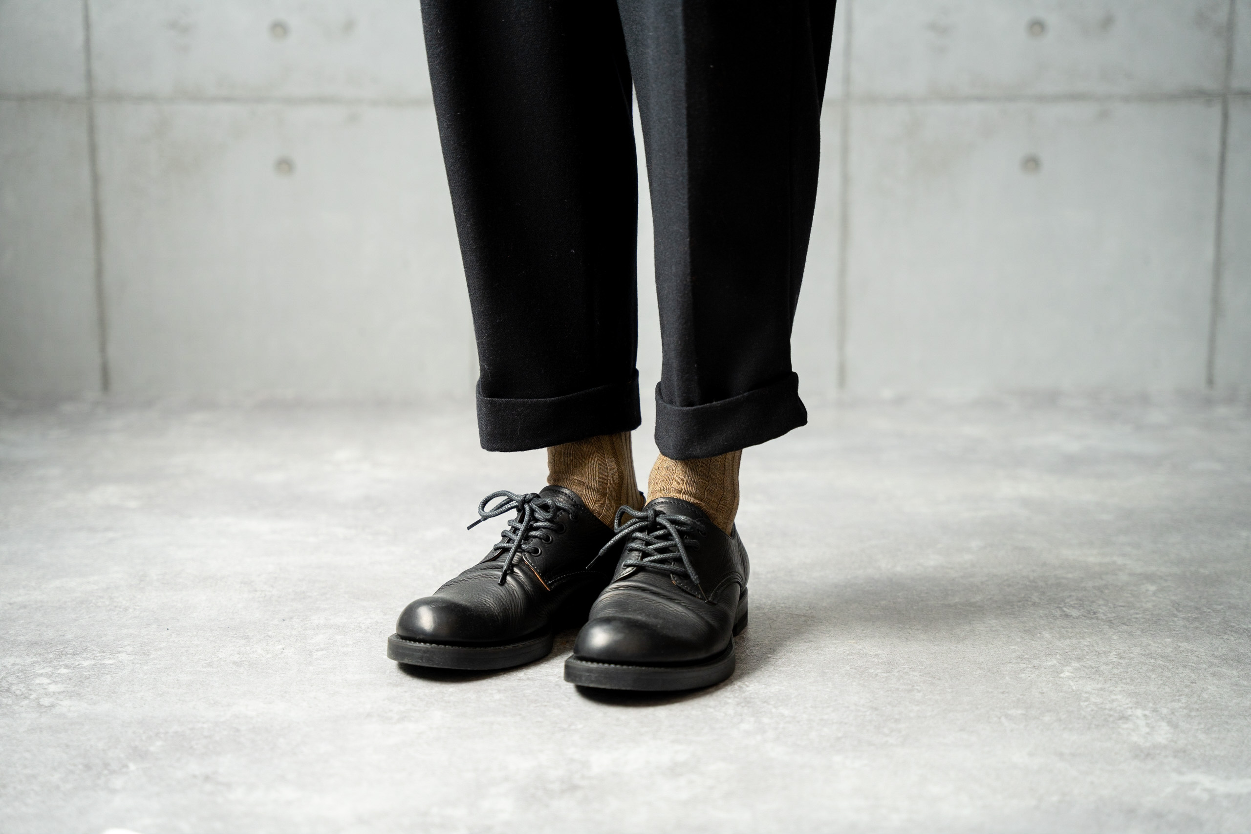 HARUSAKU メランジリブソックス 5足セット （25cm〜27cm）／靴下 くつ下 日本製 消臭ソックス おしゃれ シンプル ビジネス カジュアル / メンズ  紳士