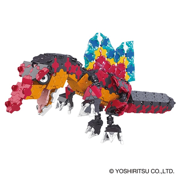 LaQ ダイナソーワールド ジュエルスピノサウルス  | ダイナソーワールド 恐竜 スピノサウルス 始祖鳥 トリケラトプス 古代生物 ラキュー laq おもちゃ オモチャ 玩具 育む 知育玩具 つくって楽しい ブロック 恐竜 誕生日 入学 入園 お祝い クリスマス お年玉 プレゼント 奈良県 大淀町