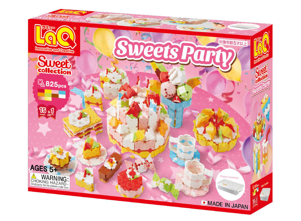 LaQ SCスイーツパーティー＋SCマイリトルレストラン | おもちゃ オモチャ 玩具 遊ぶ 学ぶ 育む 知育玩具 つくって楽しい ラキュー laq クリスマス お年玉 プレゼント  5歳 6歳 7歳 8歳 誕生日 入学 お祝い 奈良県 大淀町