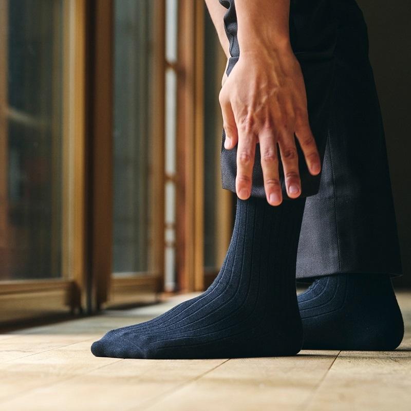 【奈良県内共通返礼品】大きいサイズのビジネスソックス 4足セット XLサイズ(28-30cm)