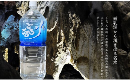 大峰山の超名水　ごろごろ水　20L×4ケース