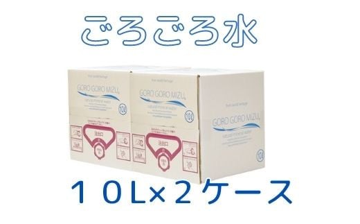 大峰山の超名水　ごろごろ水　10L×2ケース