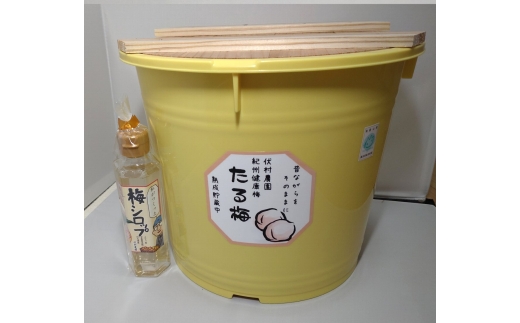 N440　紀州健康梅　たる梅１０ｋｇ　梅シロップ１５０ｍｌ