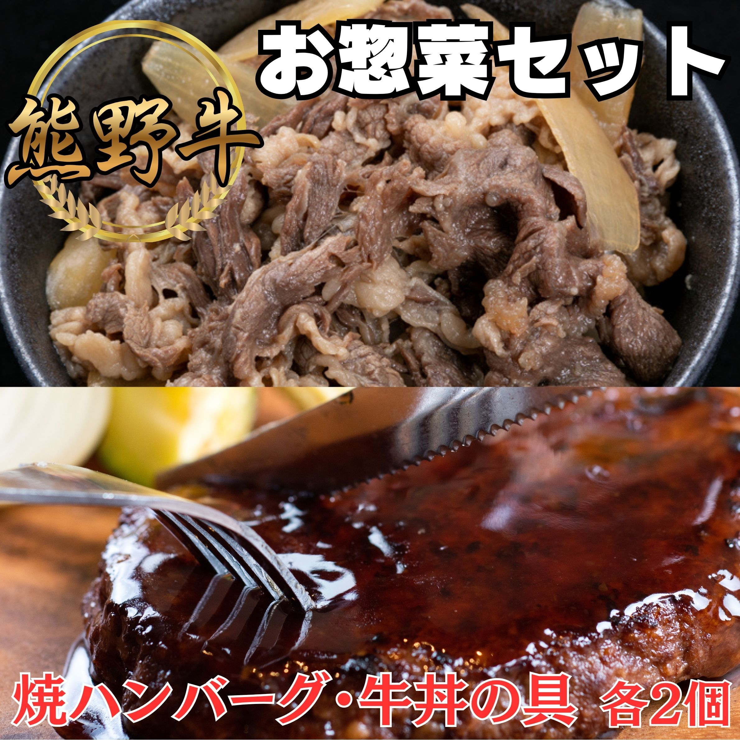 N920 【全3回定期便】熊野牛お惣菜セット（生ハンバーグ・極上お惣菜・ローストビーフ）株式会社MeatFactory