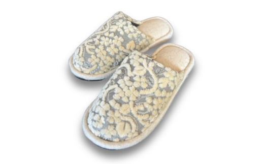 M419　うだつ型スリッパ　ベージュ２足セット