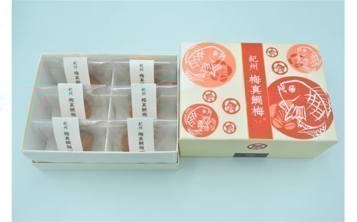 M380　【岩谷】紀州　梅真鯛梅　六個入　３セット