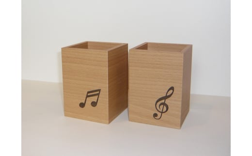 M339　ＥＣＯＨＡＣＯペンホルダーセット（ト音記号と１６分音符）