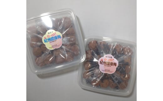 M271　紀州健康梅　自然干し１ｋｇ　かつお梅５００ｇ