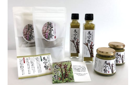 M183　【美山の贅】イタドリ加工品３種詰合せセット
