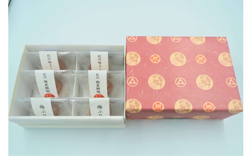 M155　【岩谷】梅真鯛梅・梅まぐろ梅・梅ぶり　詰合せ　六個入