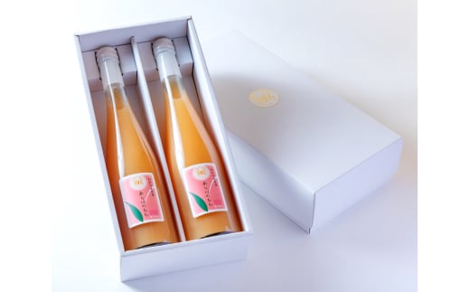 M095　あら川の桃ドリンク５００ｍｌ×２本入りギフト