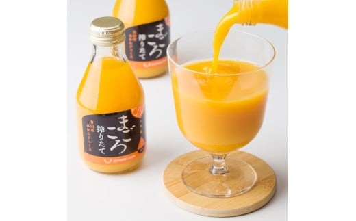 M082　まごころ搾りたて有田産みかんジュース１８０ｍｌ　１２本入