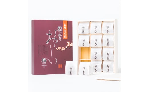 M024　粒よりおいしい梅干１２粒〔紀州みかん蜂蜜入り梅干〕