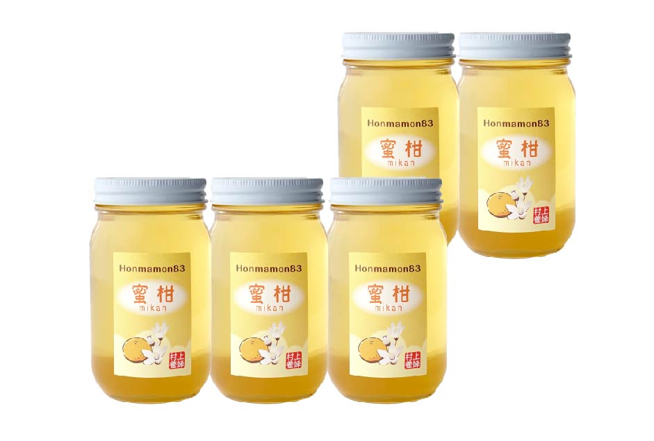 L445　蜜柑蜂蜜　３００ｇ×５瓶