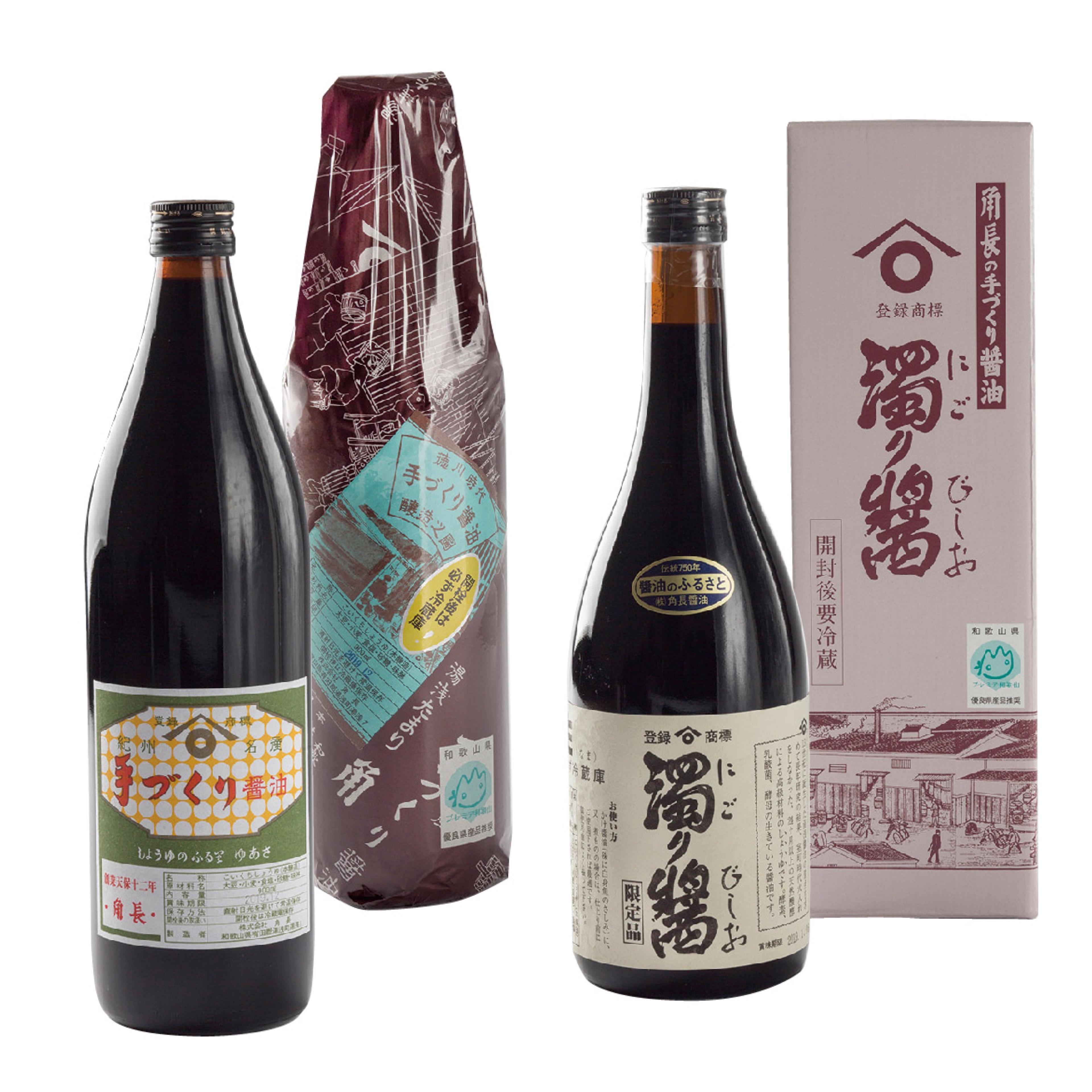 M185　湯浅醤油角長　人気２種２本セット