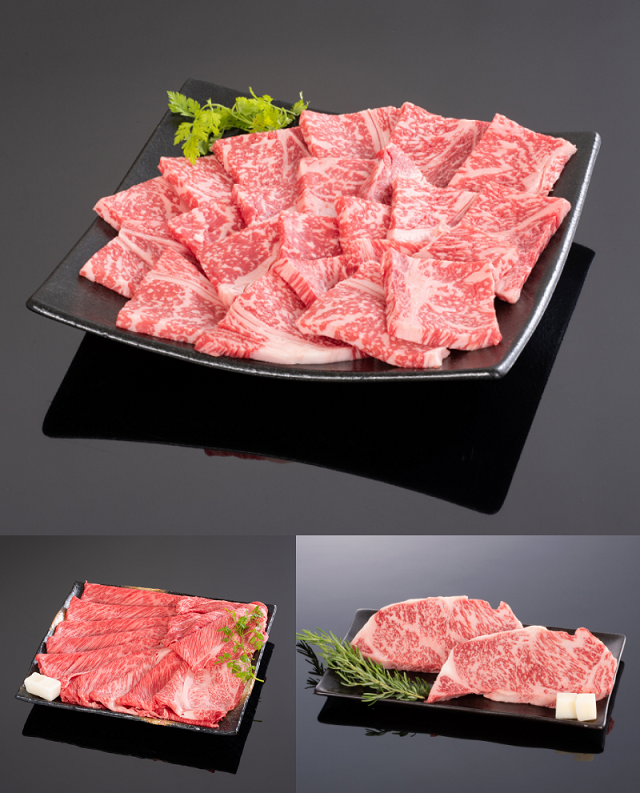J380　【増量！】紀州和華牛定期便　全３回（３ヶ月）　ロース焼肉は６００ｇに増量！　和歌山県　牛肉　すき焼き　ステーキ　赤身