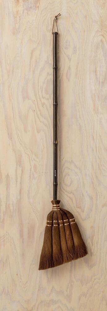 国産棕櫚皮箒 5玉 ミドル［FM13］