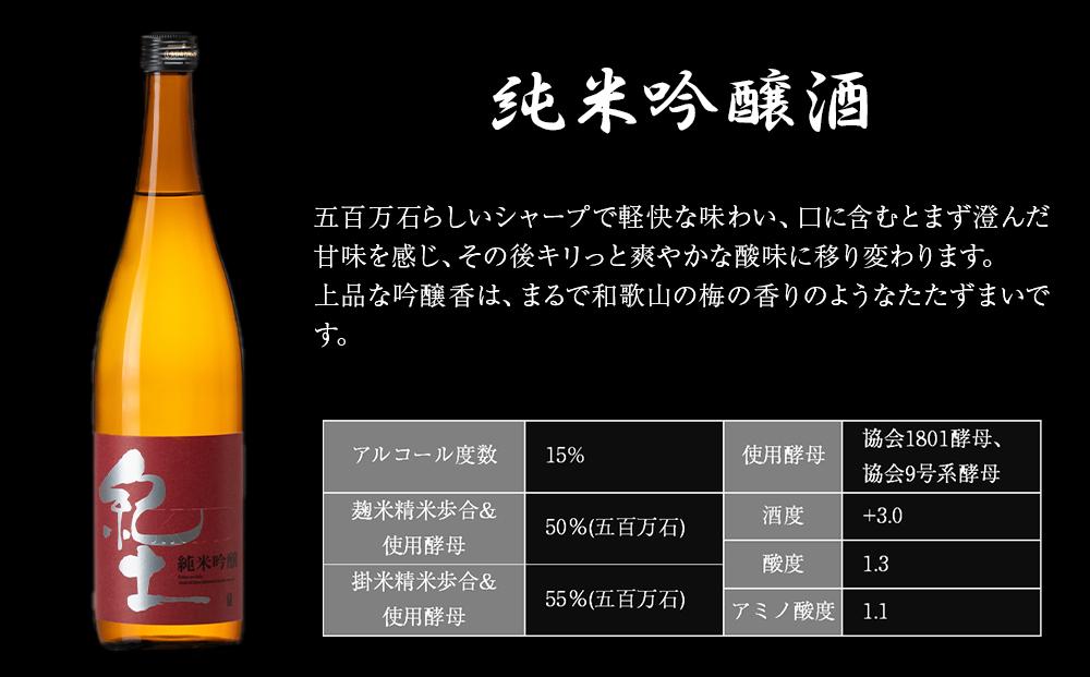 紀土 純米・純米吟醸・純米大吟醸酒 720ml 3本セット ［Hw6］