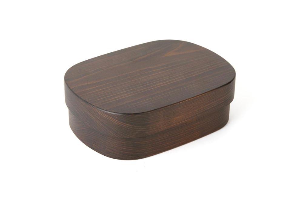 ◇紀州桧弁当箱 モグモグボックス DBR ナノコート 弁当包みセット【モクヘン】【TN153】