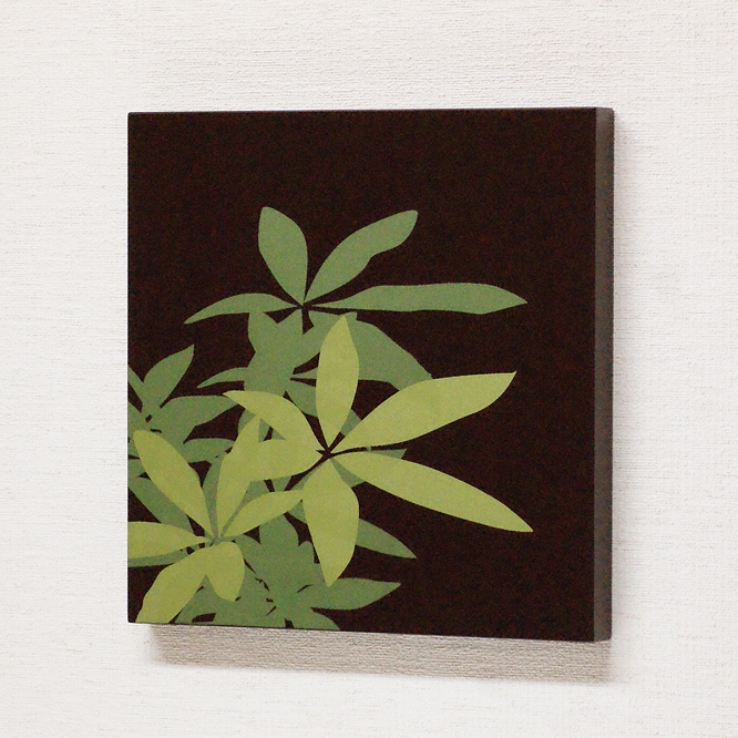 うるしアートパネル　パキラ