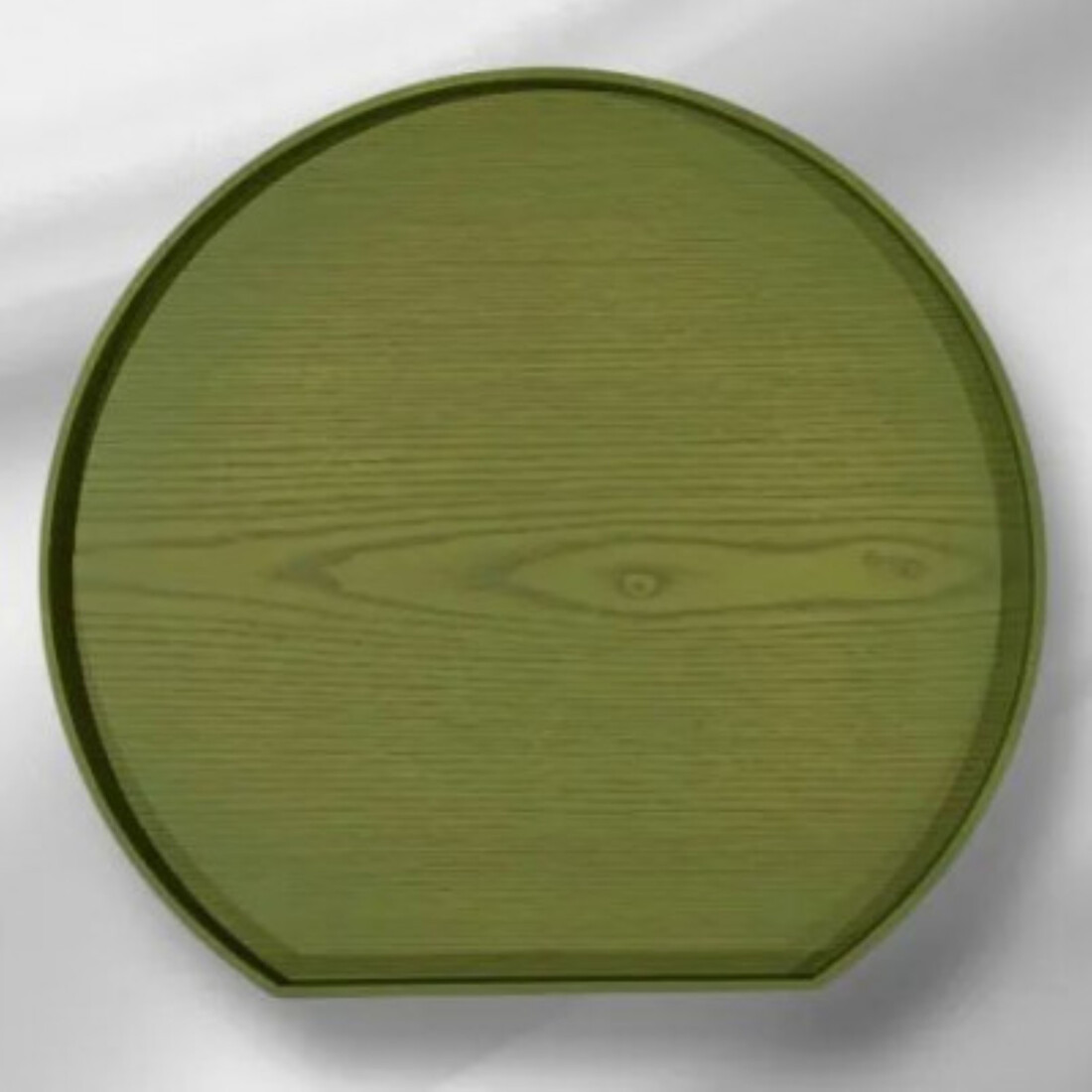 半月トレイ 若草色［NF74］