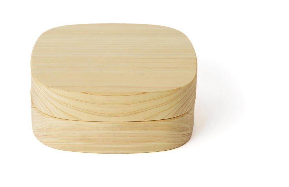 ◇紀州桧弁当箱 タイプVM NA ナノコート 弁当包みセット【ミズタマ】【TN147】