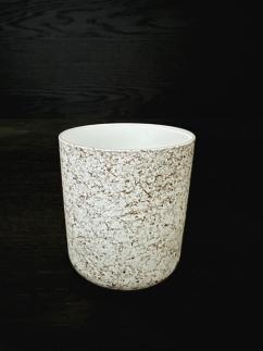 ロックグラス235　乱糸ホワイト