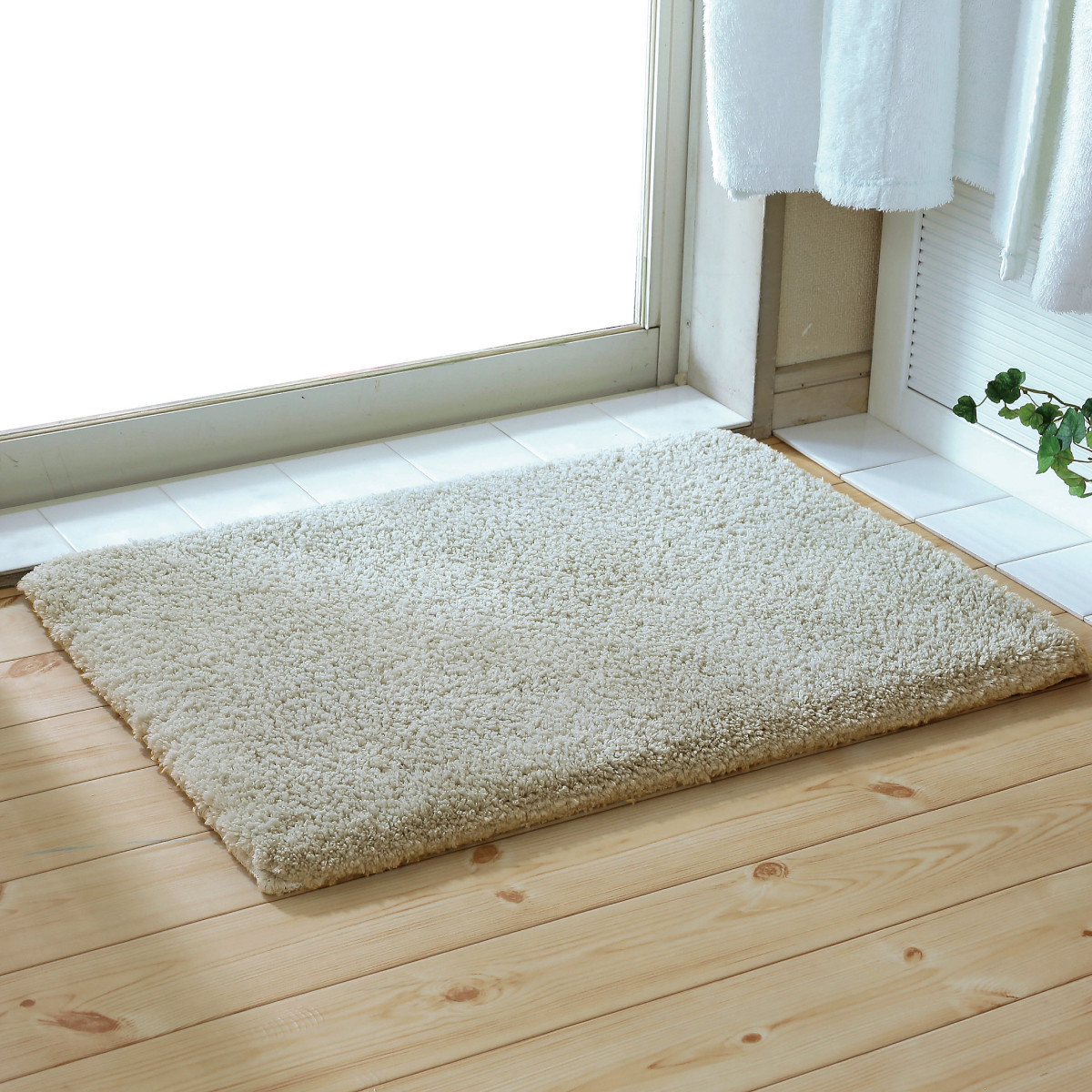 エンジェルステップ バスマット 60×90cm ベージュ ［hd13］