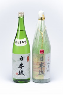 「日本城」吟醸純米酒と特別本醸造1.8L×2種セット ［TM235］