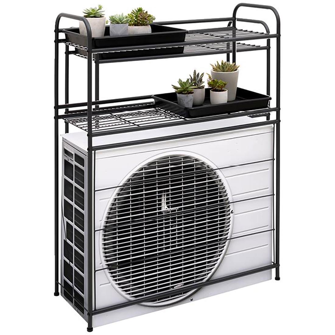 98922500 室外機ラック 2段 約幅85.6cm×奥行33.6cm×高さ112cm