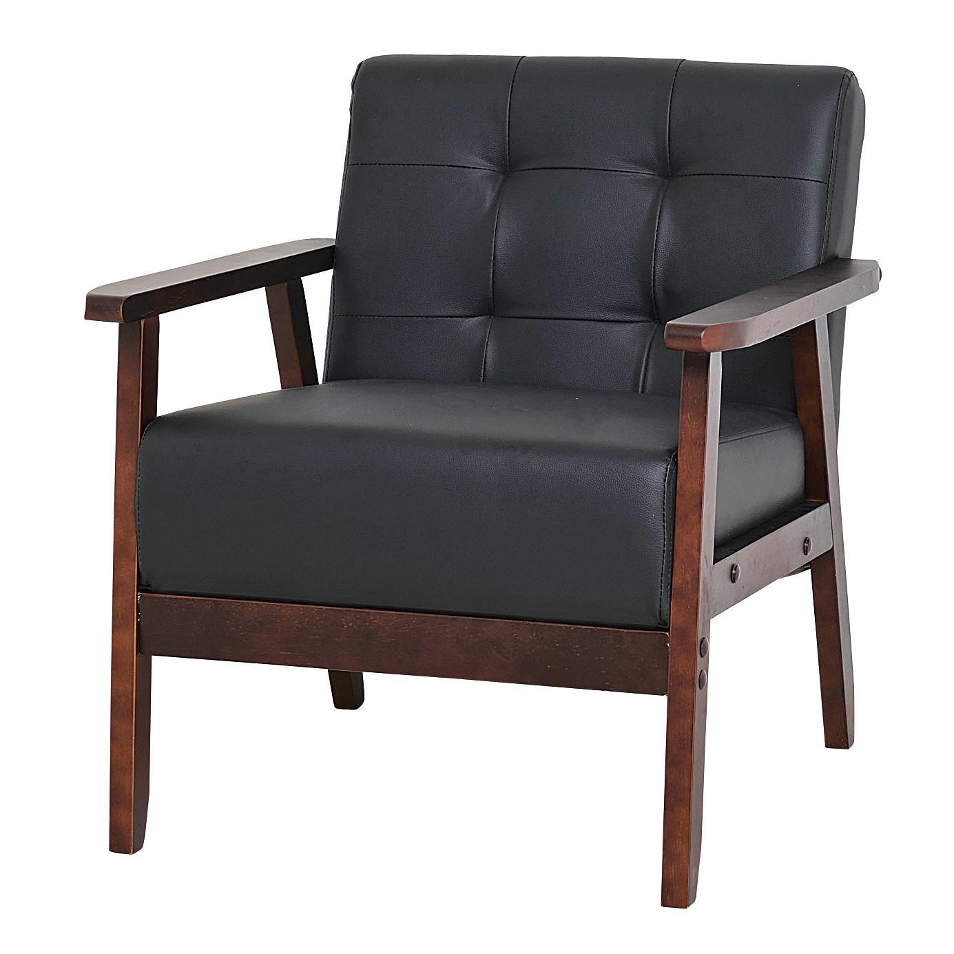 1Pソファ オスロ ブラック