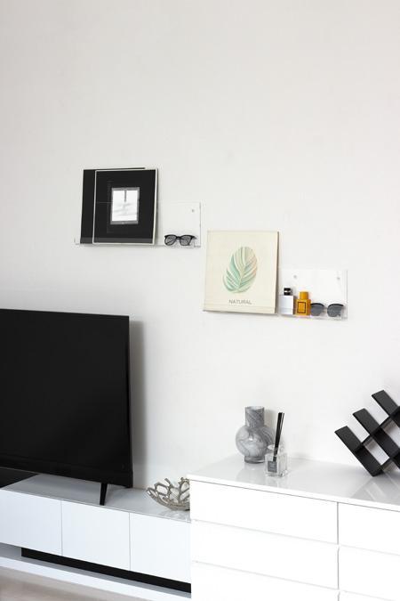 アクリリック ウォールシェルフ W60浅型2個組