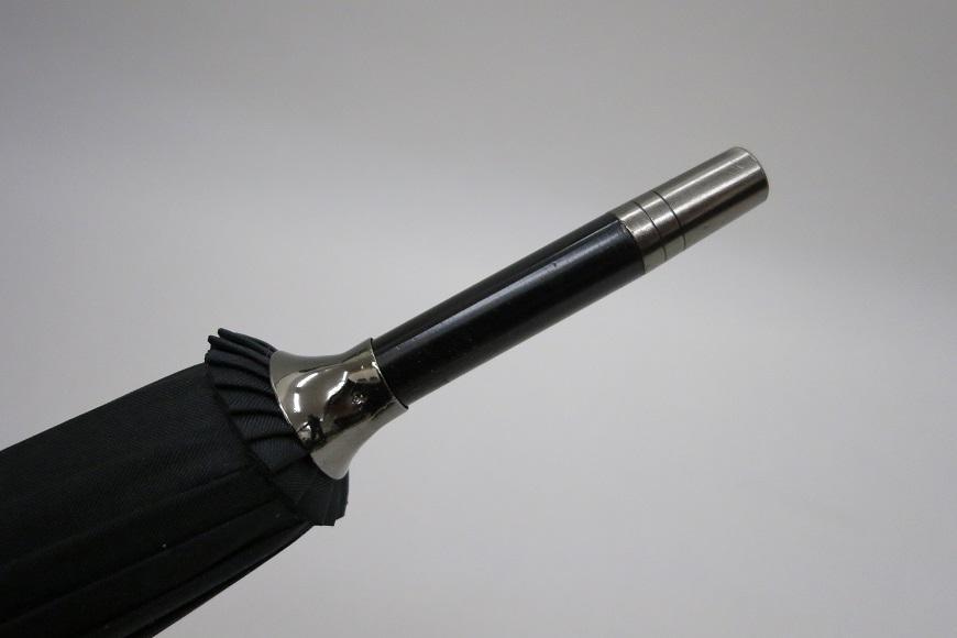 【ふるさと納税】傘　紀州漆器アンブレラ【グラデーションブラック】16本骨和傘　メンズ ｜ 男性　紳士　風に強い丈夫なグラスファイバー骨　カバー付き　父の日・敬老の日・誕生日・記念品など贈り物にも適したギフト箱入り ※着日指定不可