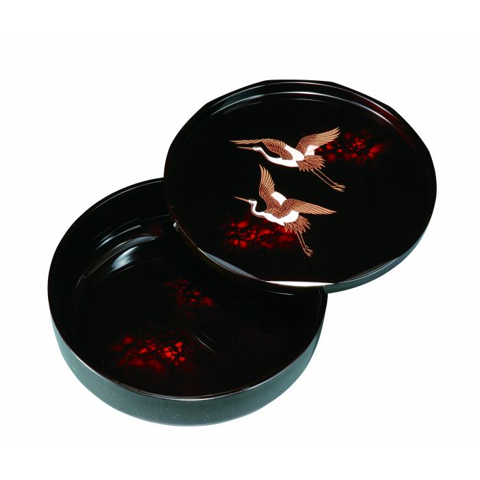 7.0寸 丸盆付ボール 別甲 鶴【YG90】