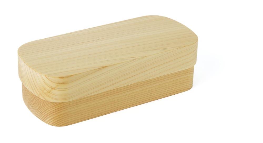 ◇紀州桧弁当箱 タイプS-4 NA ナノコート 弁当包みセット【コトリ】【TN139】