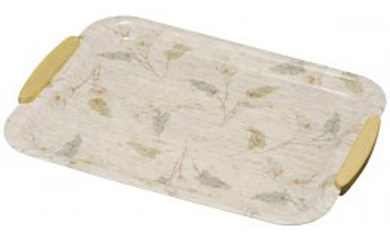 滑り止めトレー  かゆ（木取手付・LL）