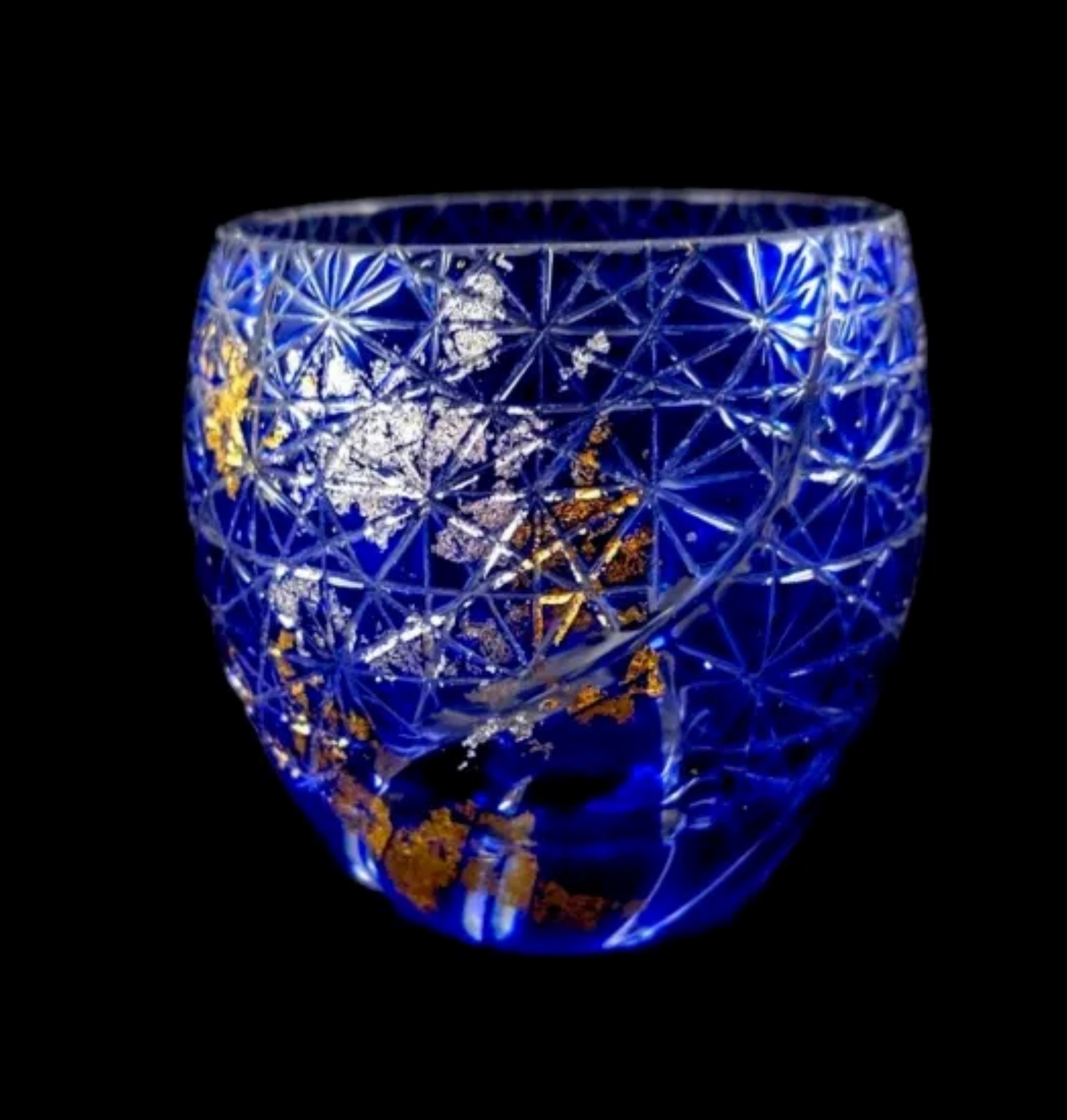 箔舞切子グラス100 ブルー［NF242］