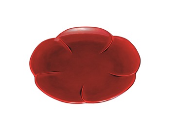 10.0梅型盛皿　両面春慶塗