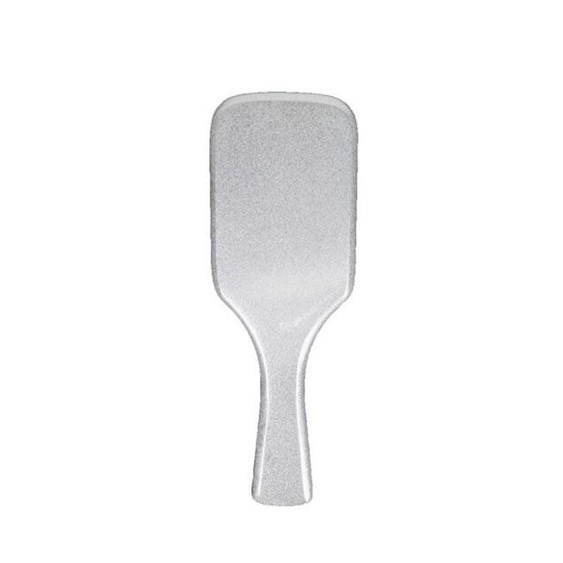 漆塗り天然豚毛パドルブラシ　ホワイト（小）