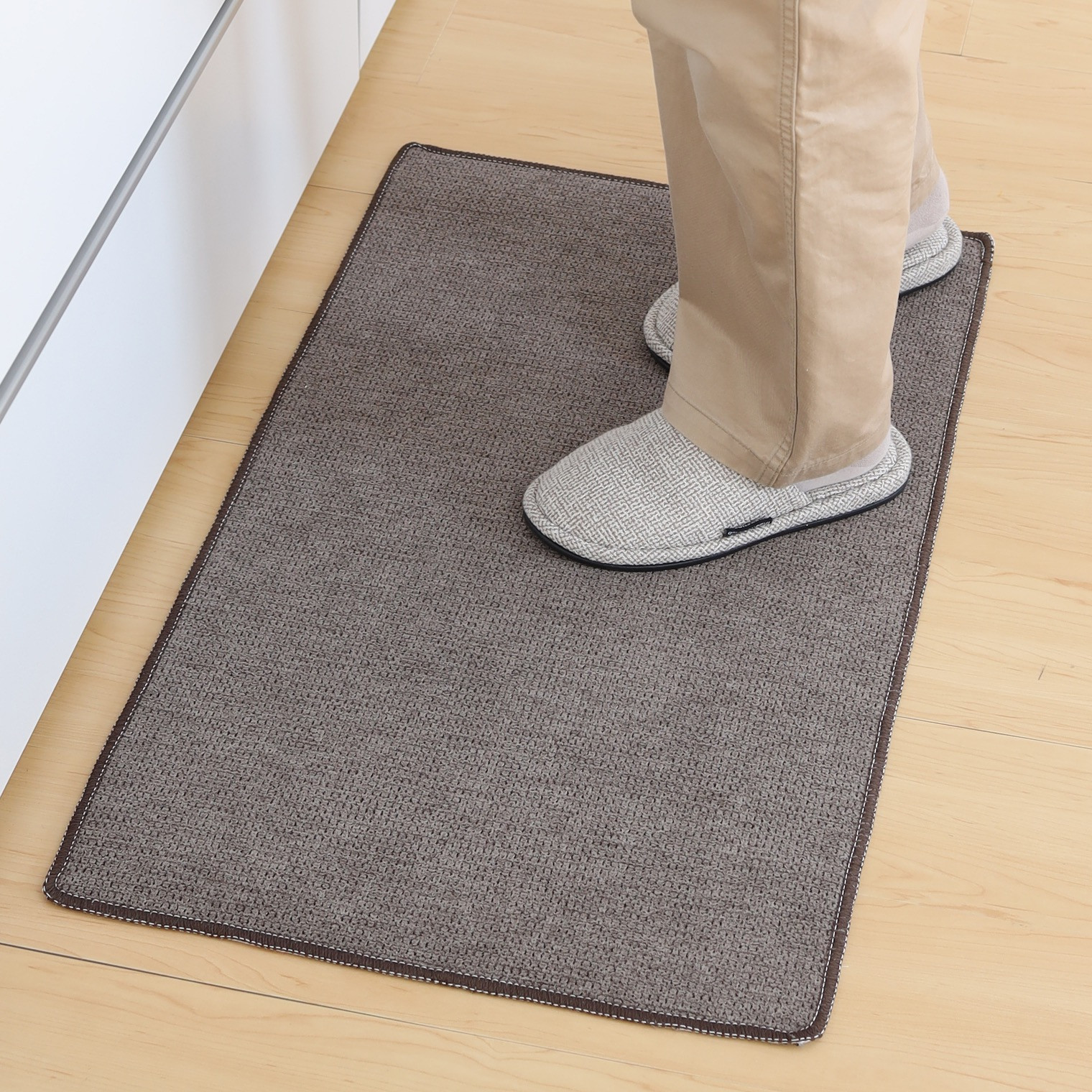 PallyPally キッチンマット 80cm BR