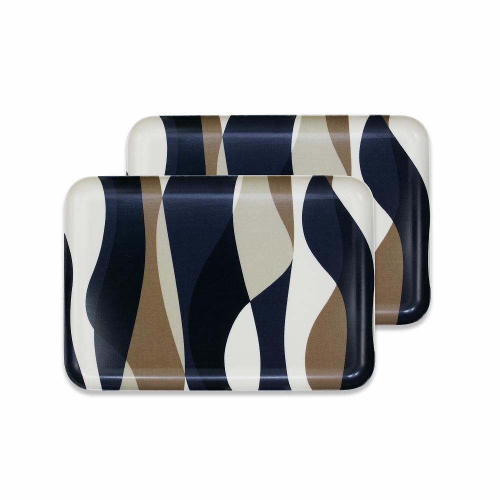 タツクラフト NRトレー M 33cm ウェーブ 2枚組 【Tk159】