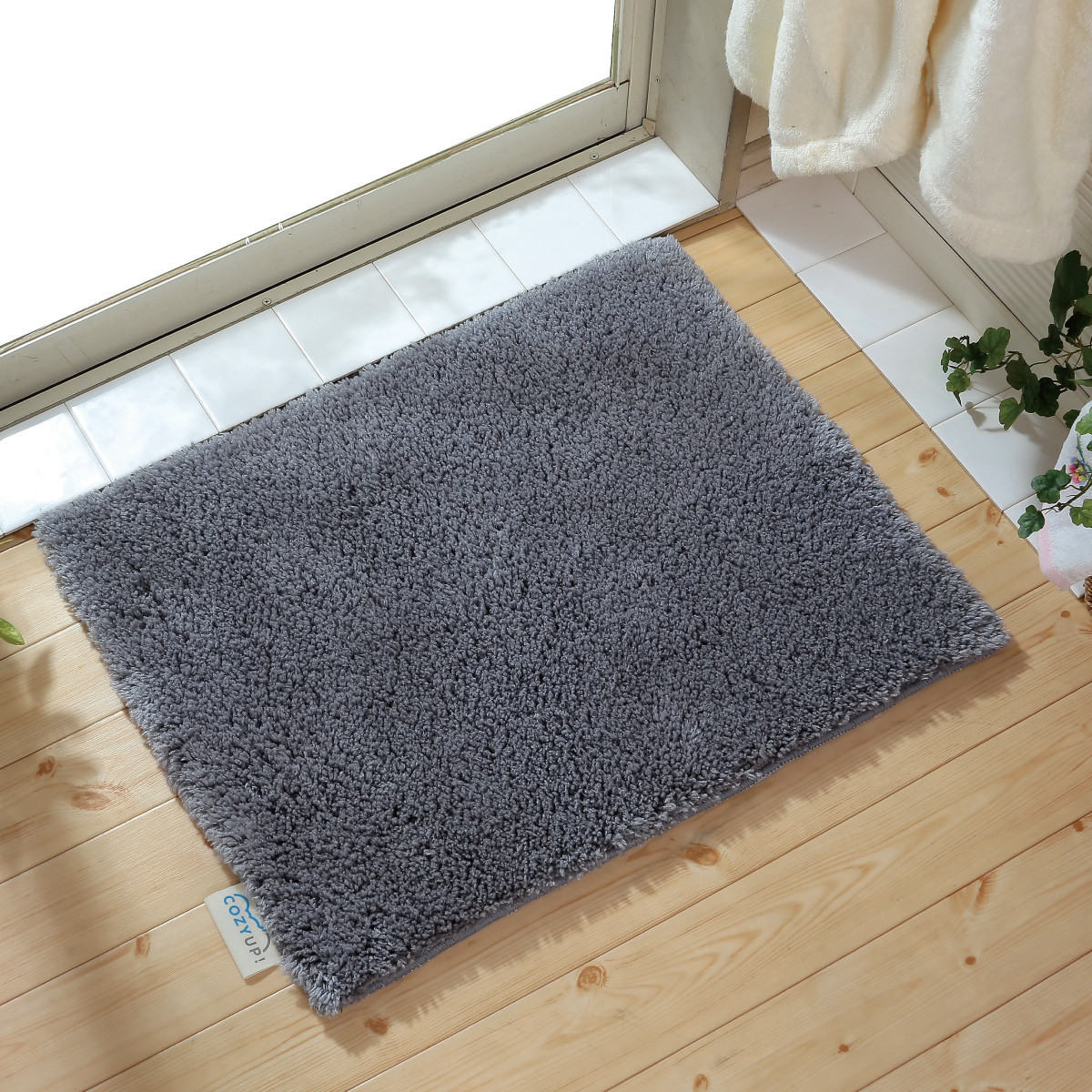 Cozy up! NEO バスマット 60×90cm グレー