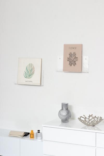 アクリリック ウォールシェルフ W38浅型2個組