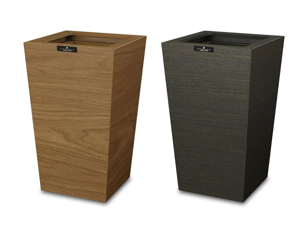 タツクラフト Bosk バスク ダストボックス スクエア 7Lブラウン 【Tk297】