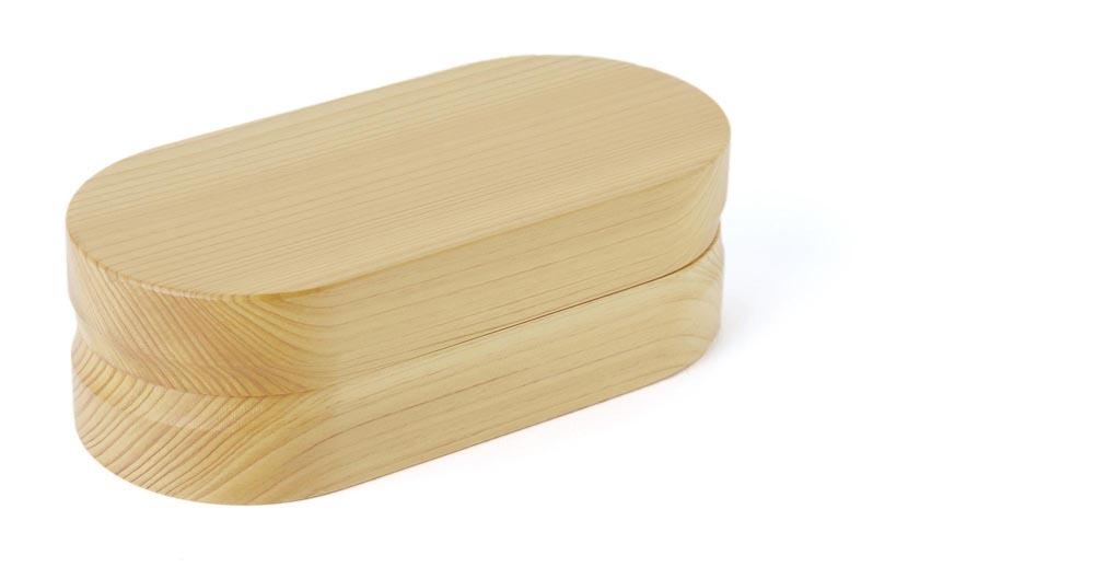 ◇紀州桧弁当箱 タイプ2 NA ナノコート 弁当包みセット【コトリ】【TN114】