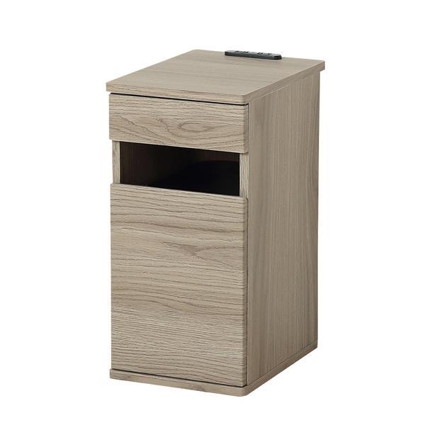 コンセント付ダストボックス グレージュ