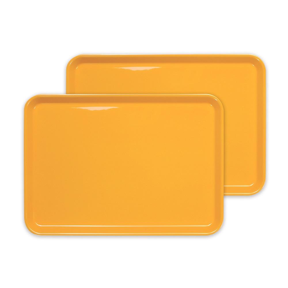 カラフルピノトレー M 33cmイエロー 2枚組 タツクラフト 【Tk44】