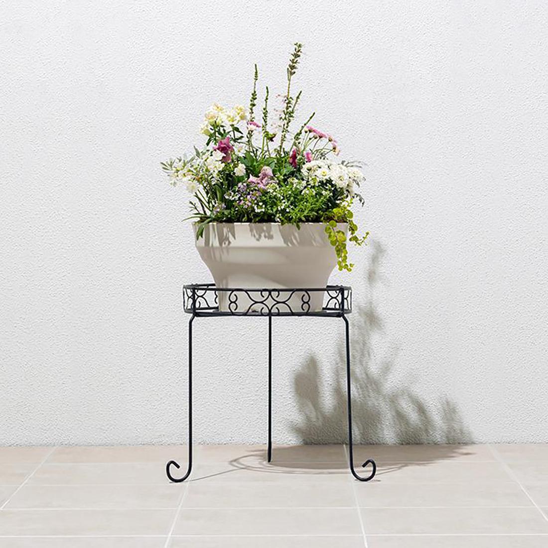 98918800 デザインフラワースタンド ラウンド M 約幅38.5cm×奥行38cm×高さ35cm